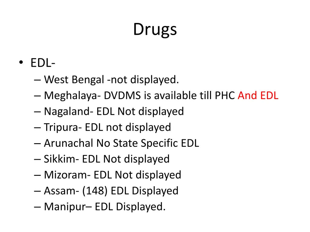 drugs