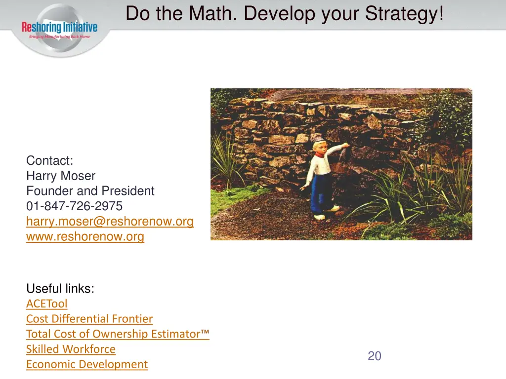 do the math develop your strategy
