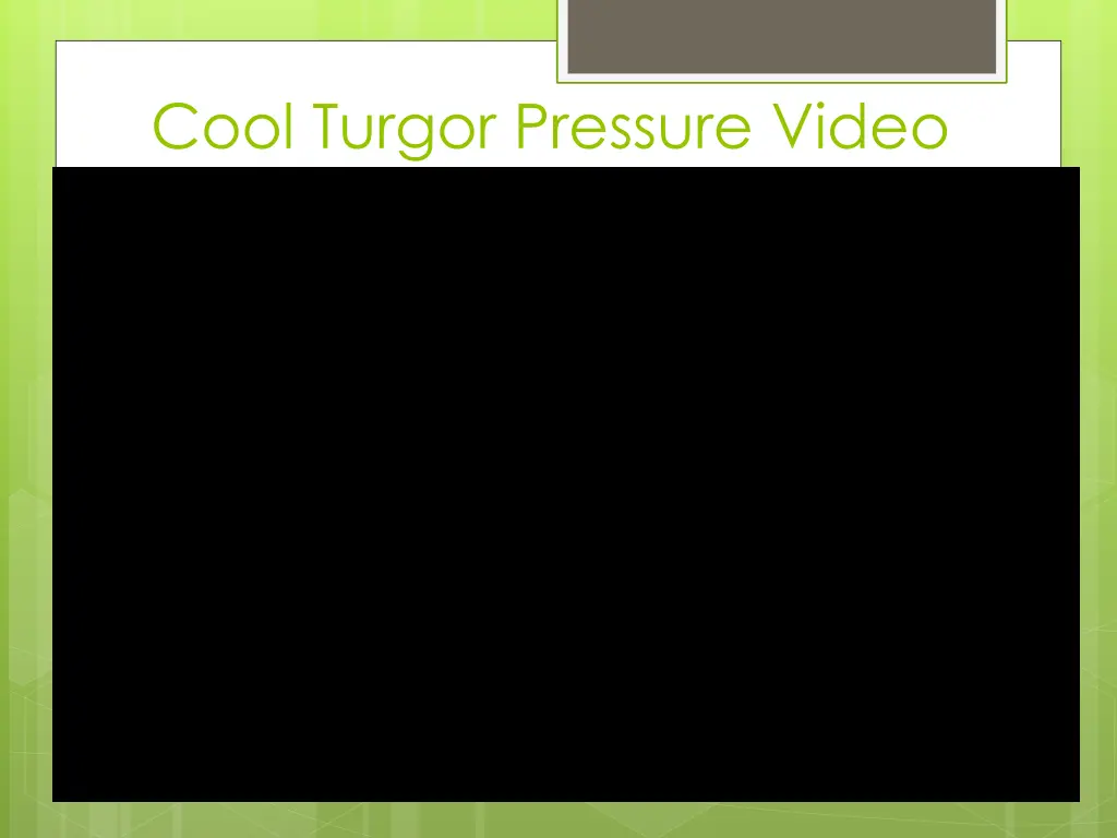 cool turgor pressure video