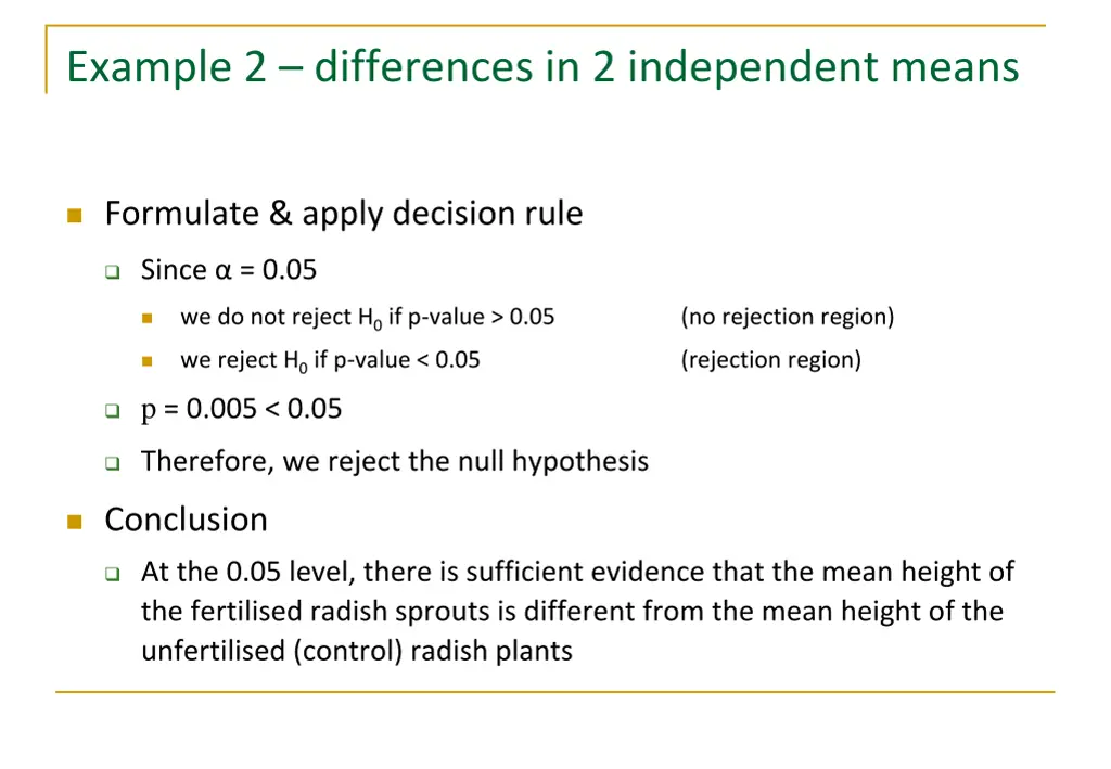 example 2 differences in 2 independent means 2