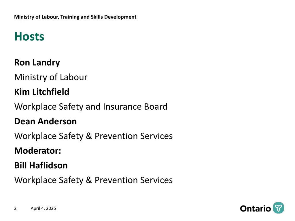 ministry of labour training and skills development 1