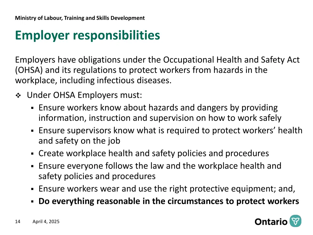 ministry of labour training and skills development 12