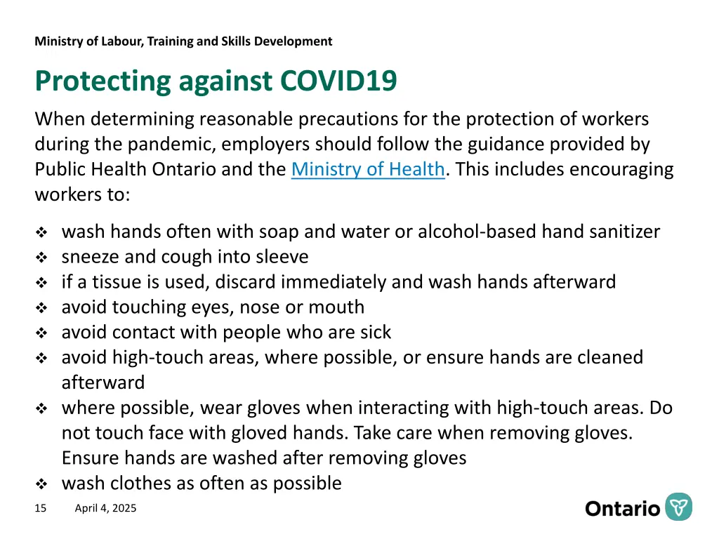 ministry of labour training and skills development 13