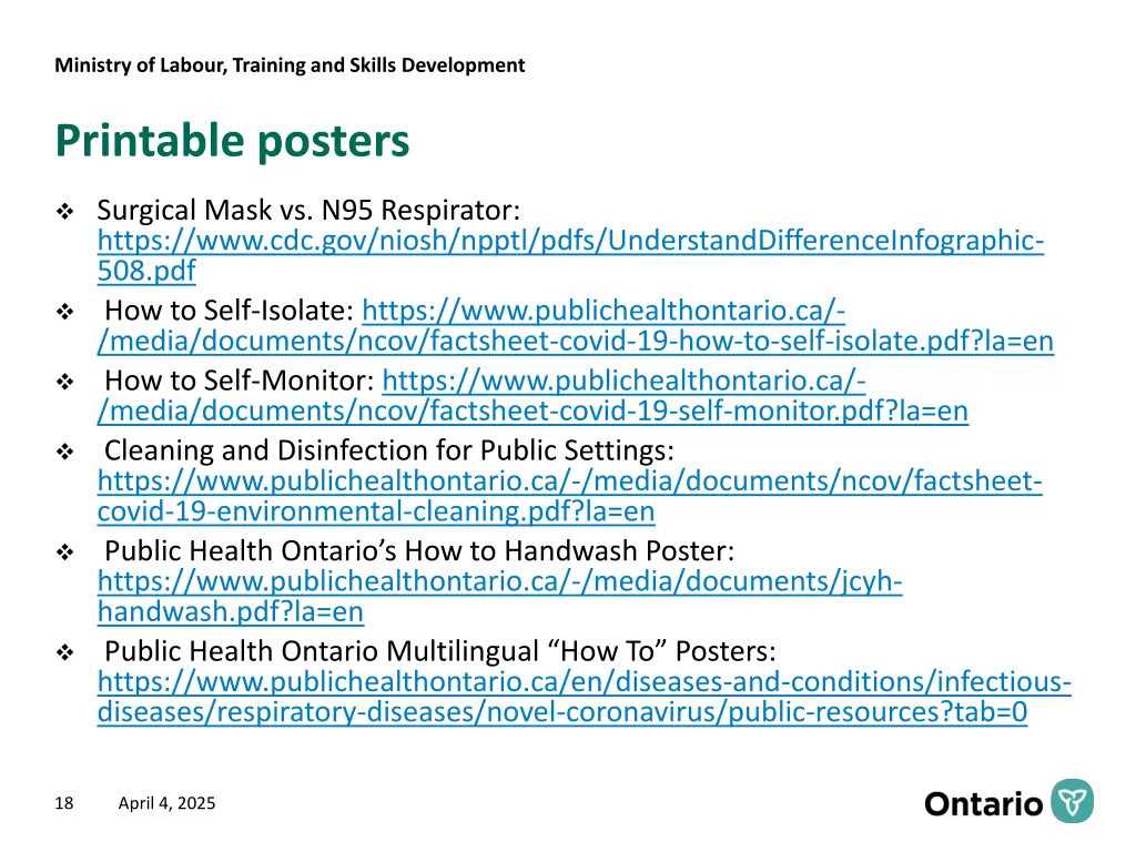 ministry of labour training and skills development 16