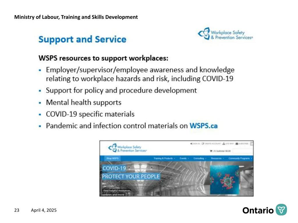 ministry of labour training and skills development 21