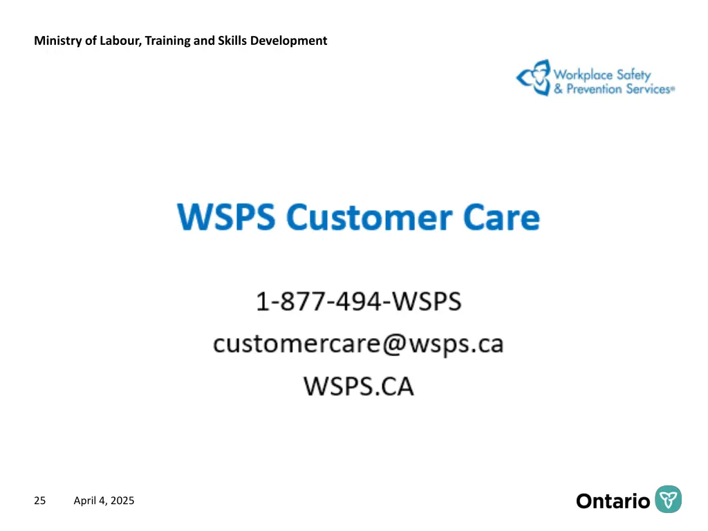 ministry of labour training and skills development 23