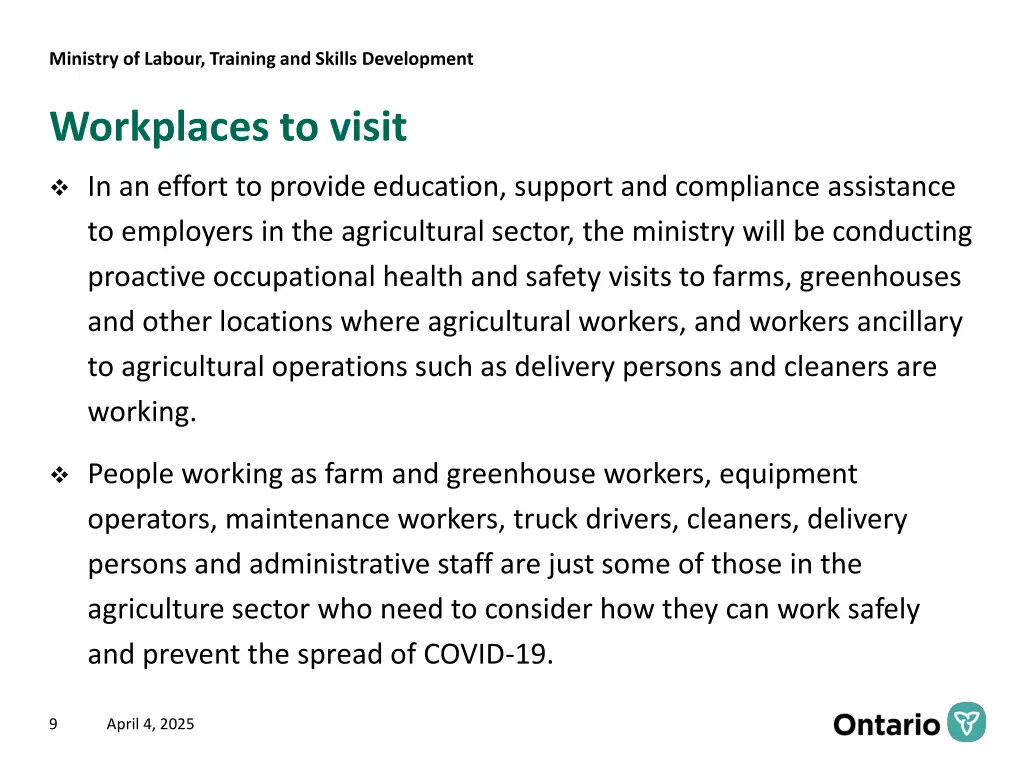 ministry of labour training and skills development 7