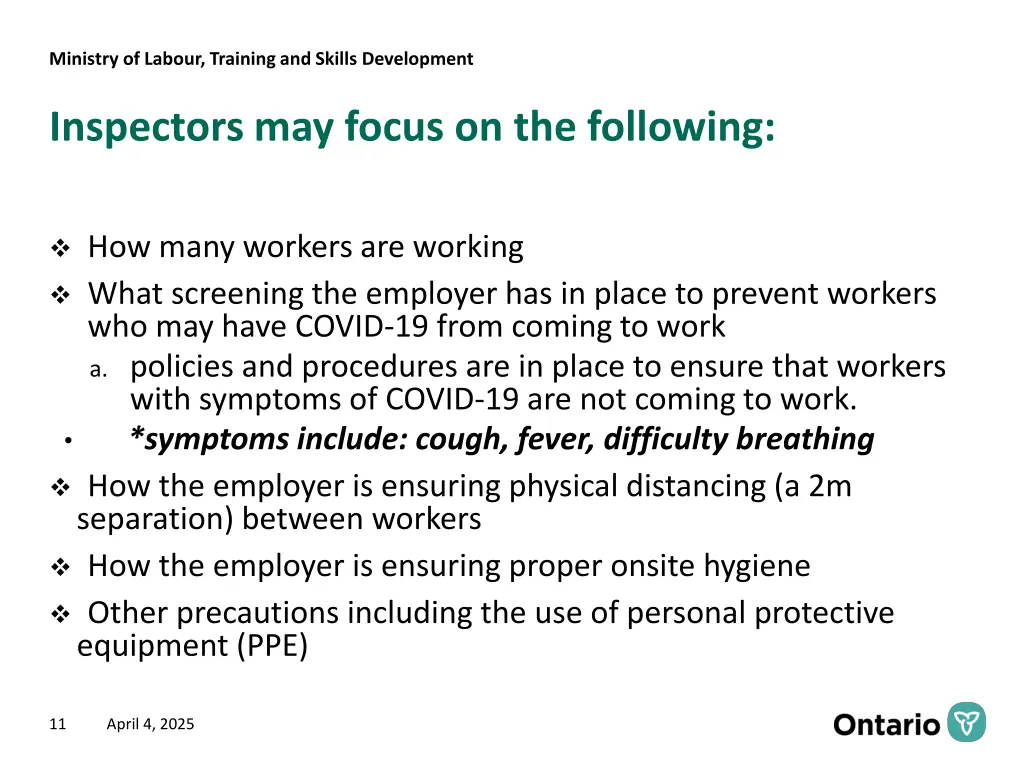 ministry of labour training and skills development 9