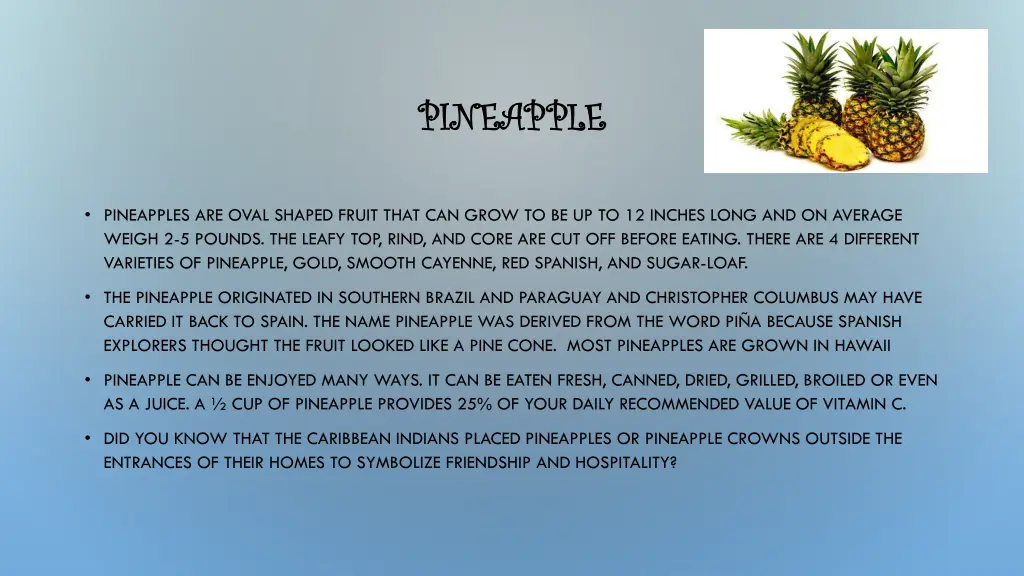 pineapple pineapple