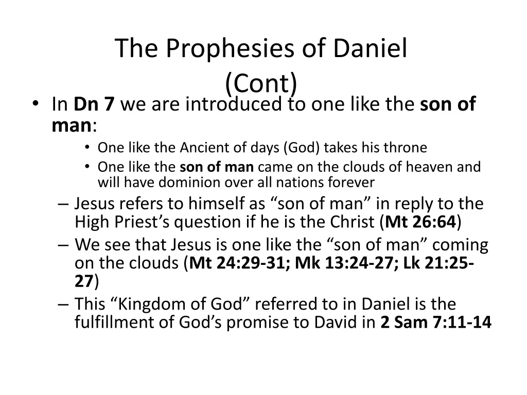 the prophesies of daniel cont 3