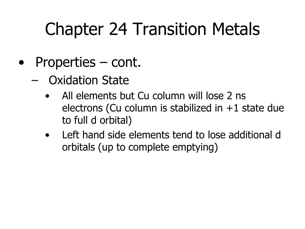 chapter 24 transition metals 6