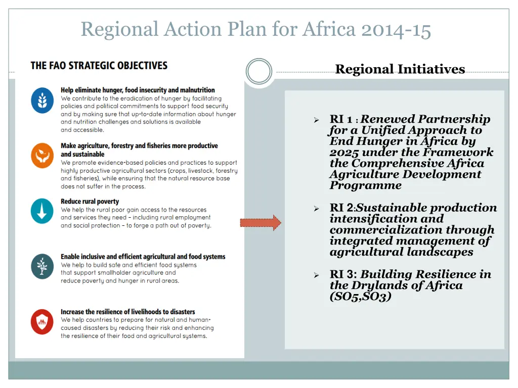 regional action plan for africa 2014 15