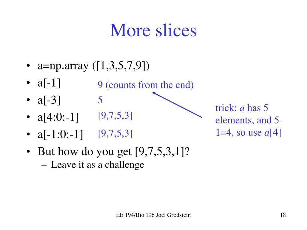 more slices