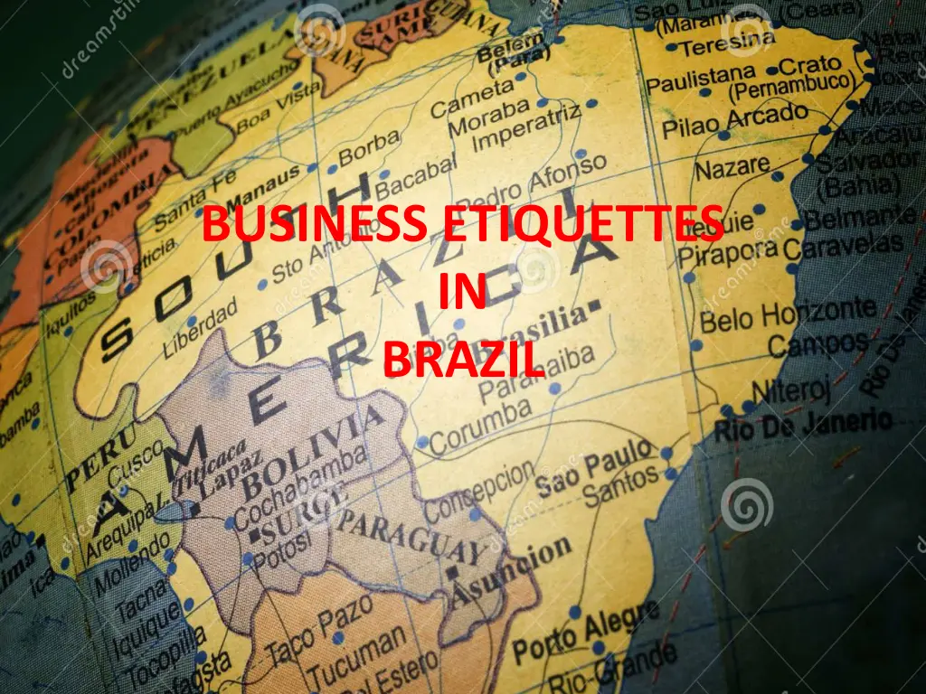 business etiquettes in brazil