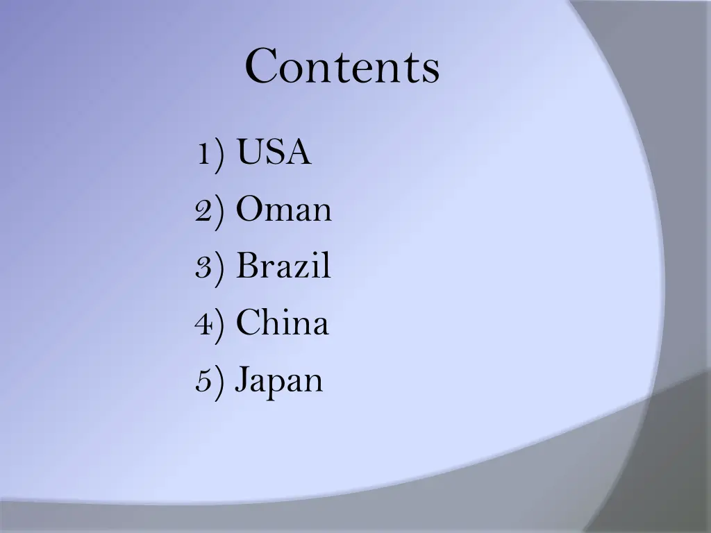 contents