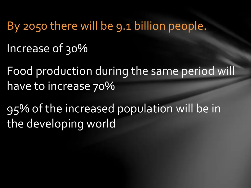 by 2050 there will be 9 1 billion people