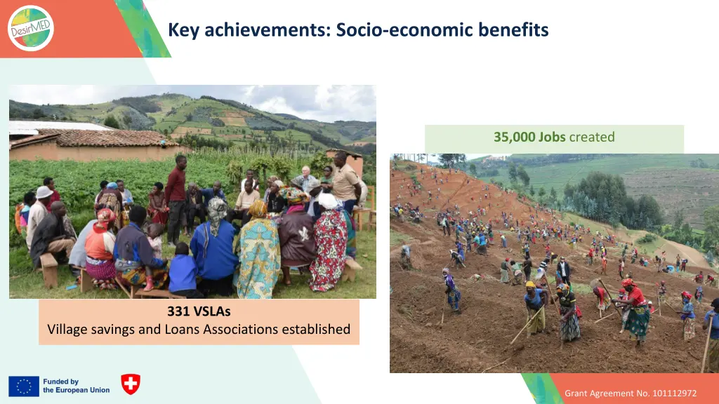 key achievements socio economic benefits