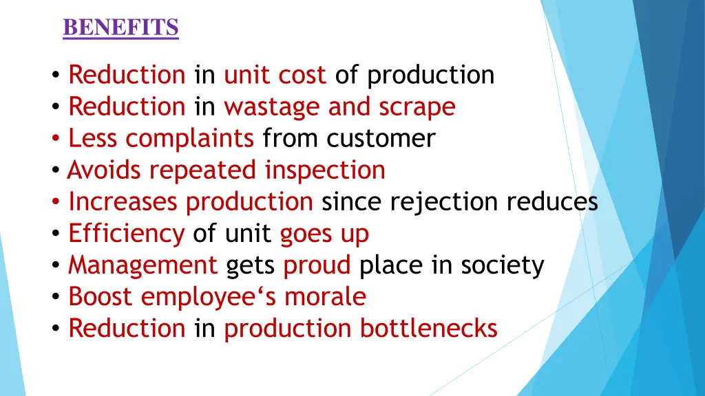 benefits