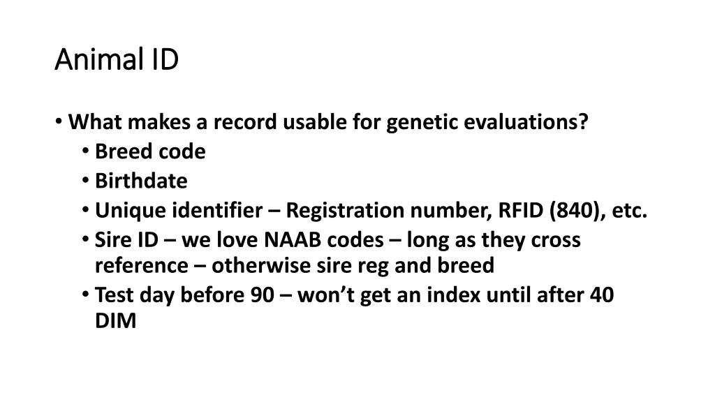 animal id animal id 1