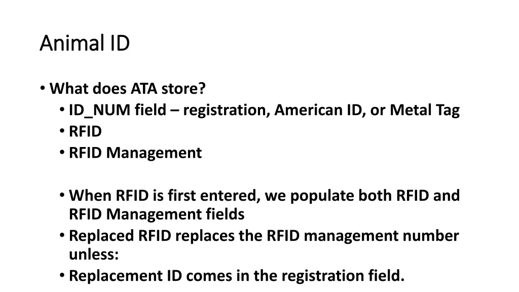 animal id animal id 4