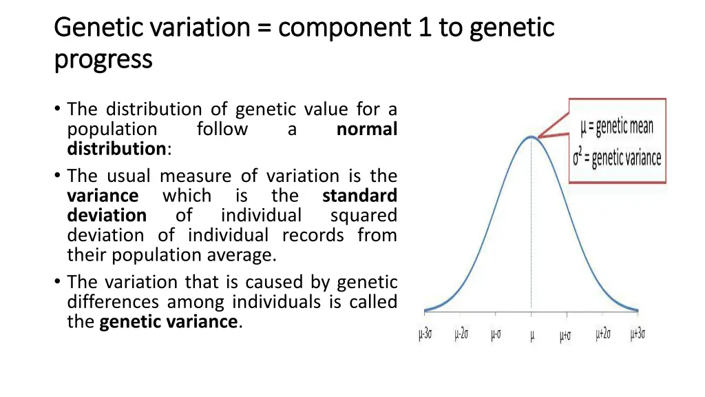 genetic variation component 1 to genetic genetic
