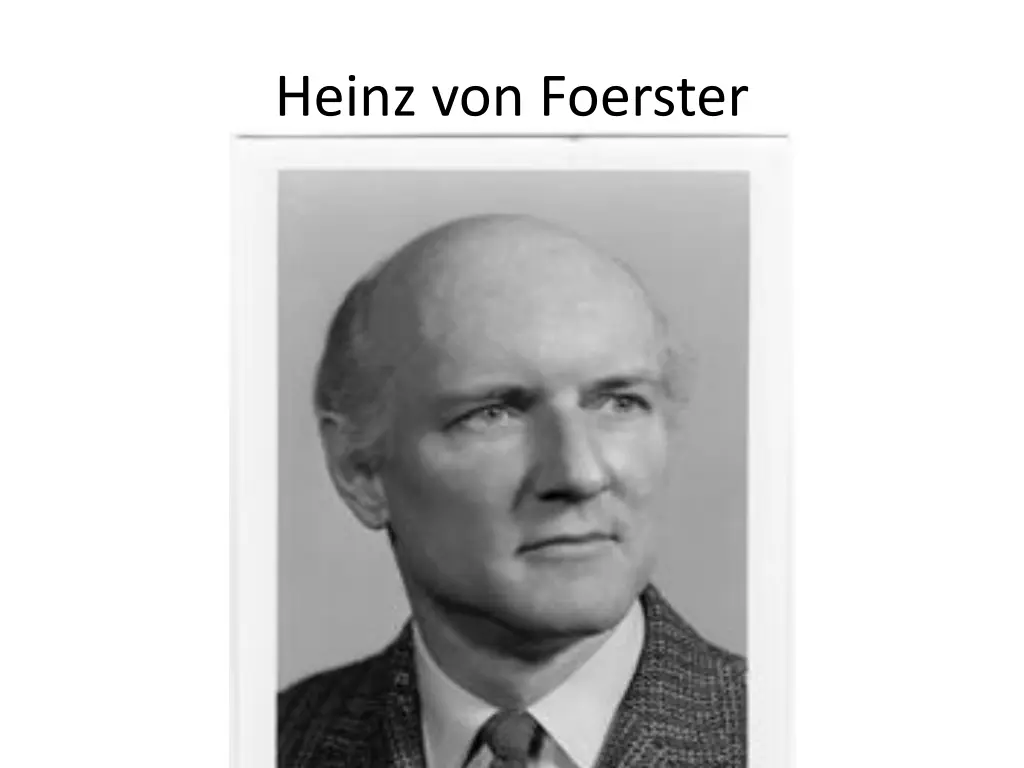 heinz von foerster