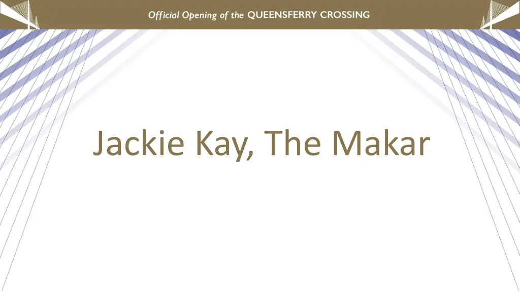 jackie kay the makar