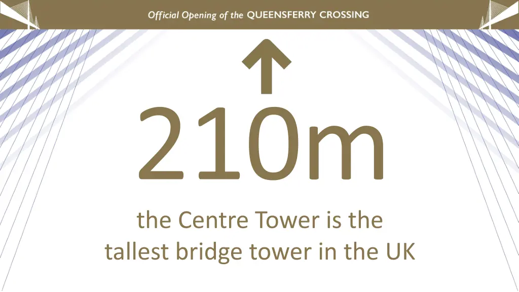 the centre tower is the tallest bridge tower