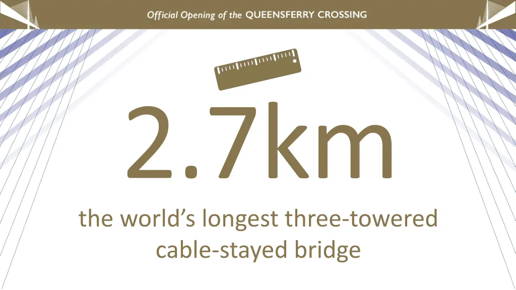 the world s longest three towered cable stayed