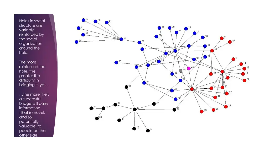 holes in social structure are variably reinforced