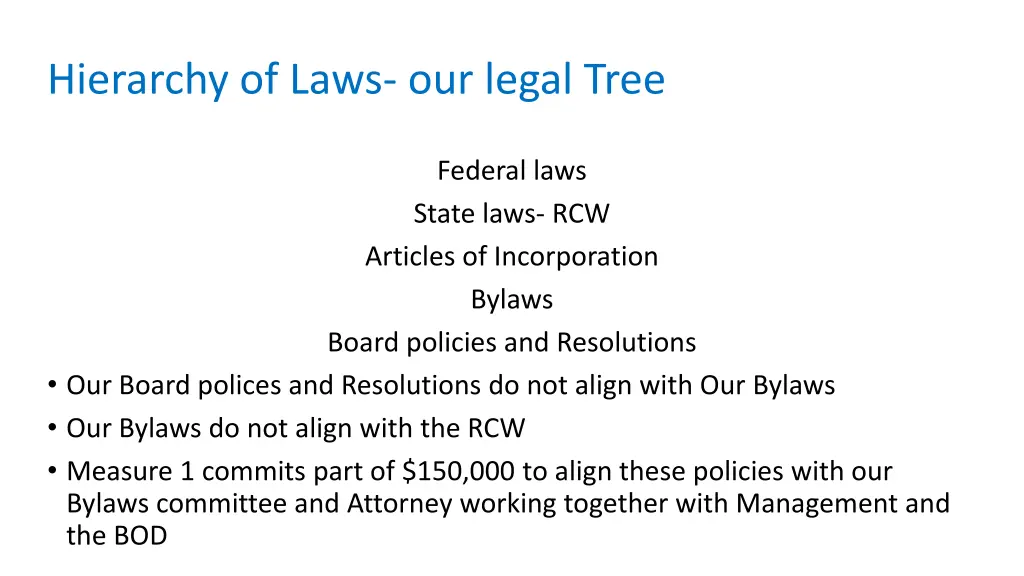 hierarchy of laws our legal tree
