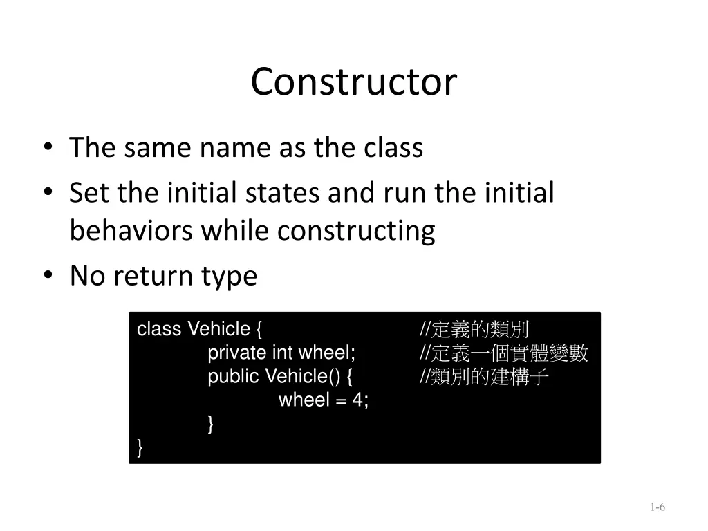 constructor
