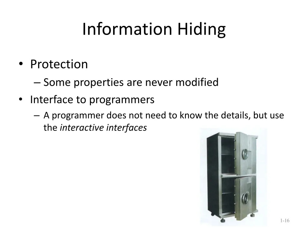 information hiding