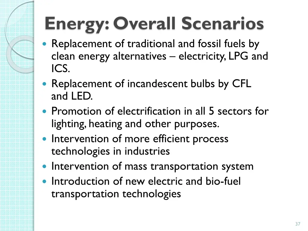 energy overall scenarios replacement