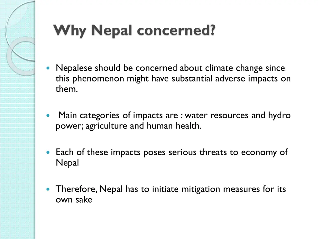 why nepal concerned