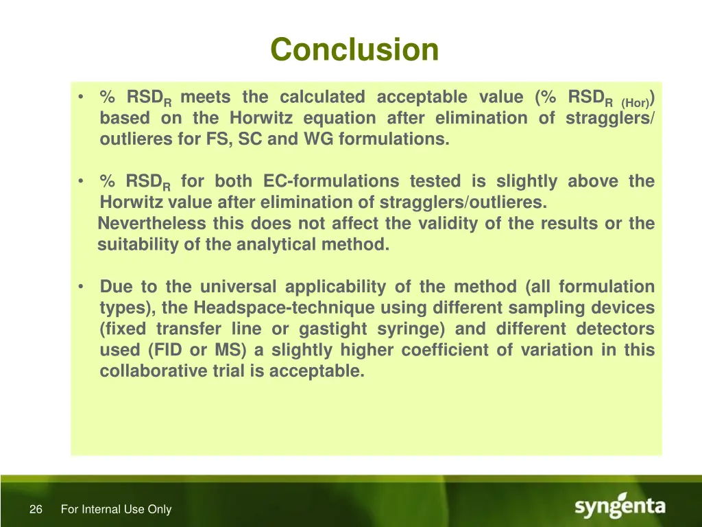 conclusion