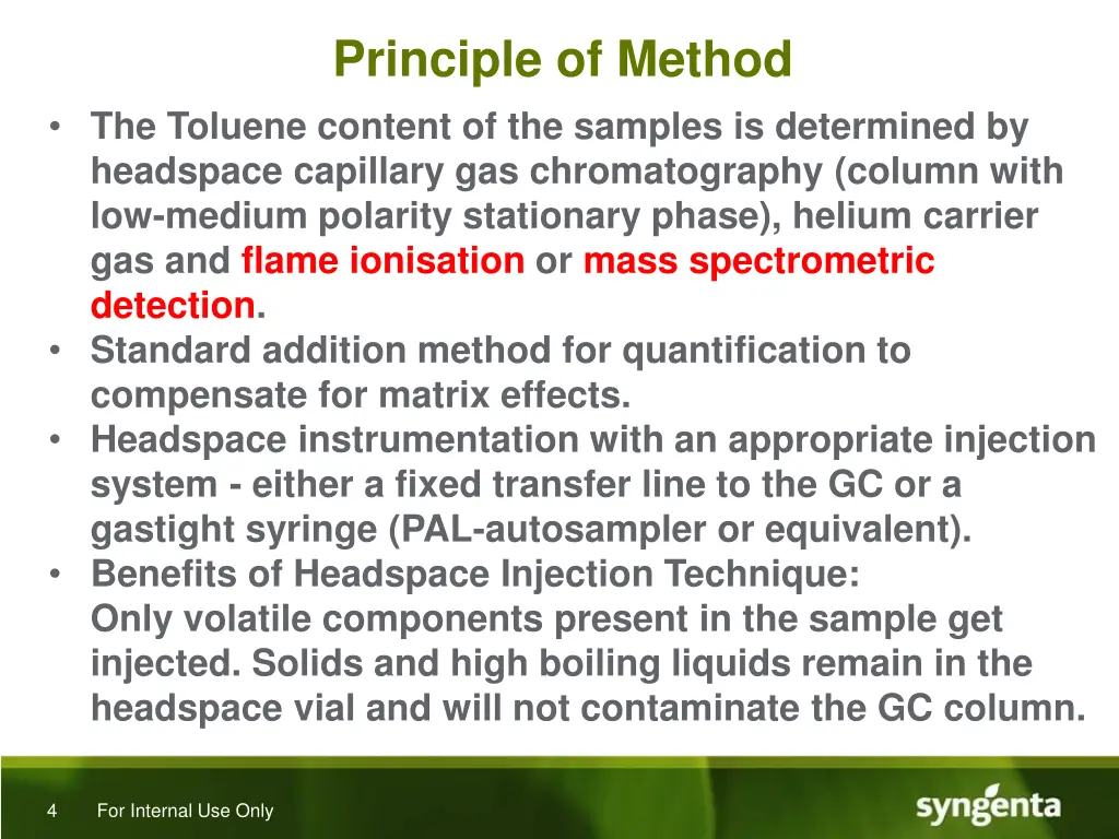 principle of method