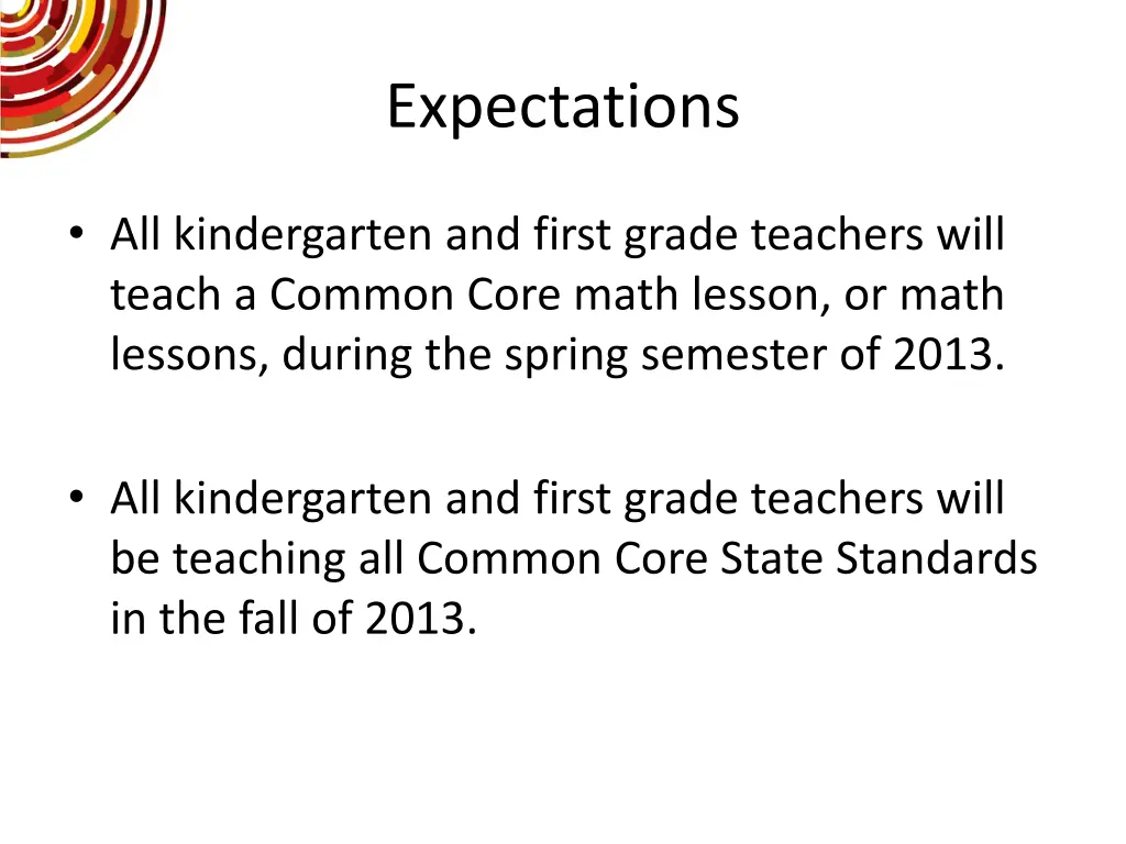 expectations