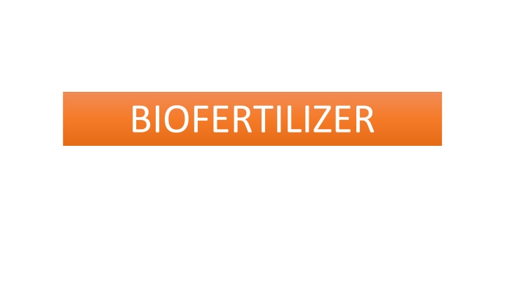 biofertilizer