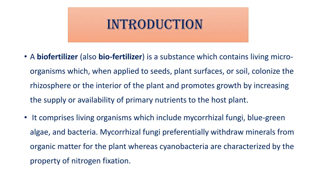introduction