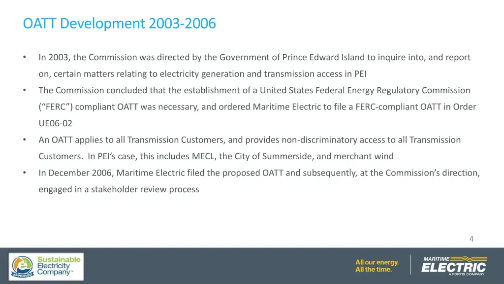 oatt development 2003 2006