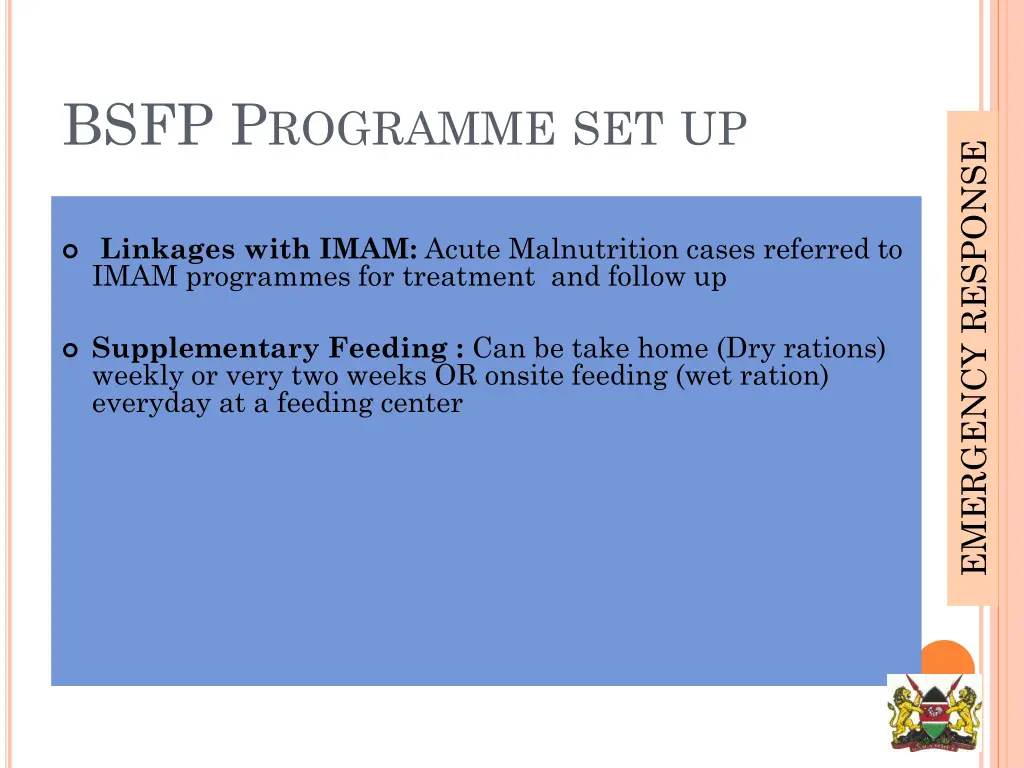 bsfp p rogramme set up 2