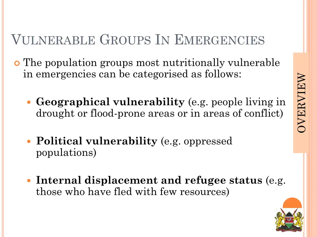 v ulnerable g roups i n e mergencies 1