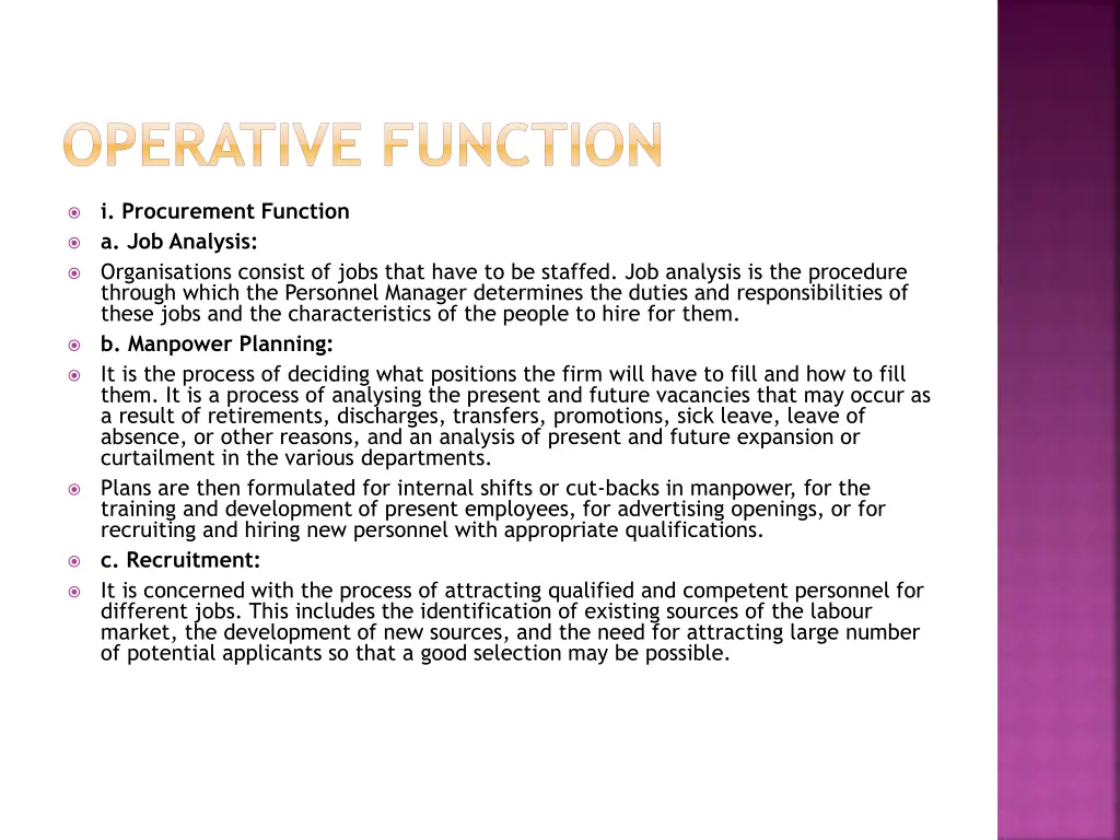 operative function 1