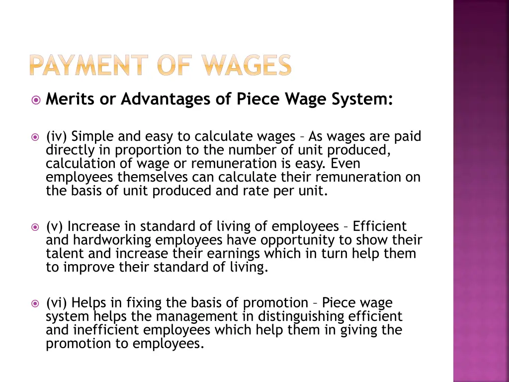 payment of wages 10