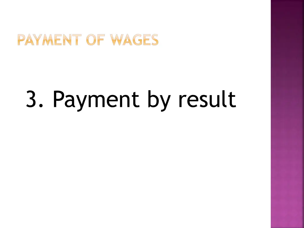 payment of wages 14