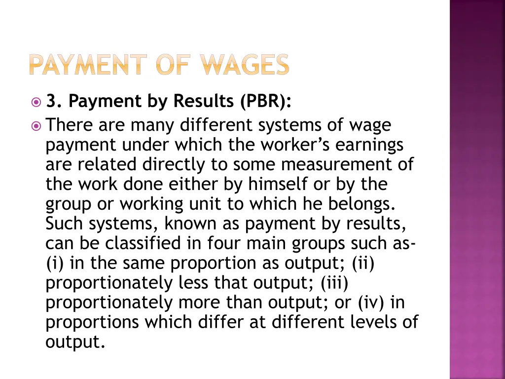 payment of wages 15