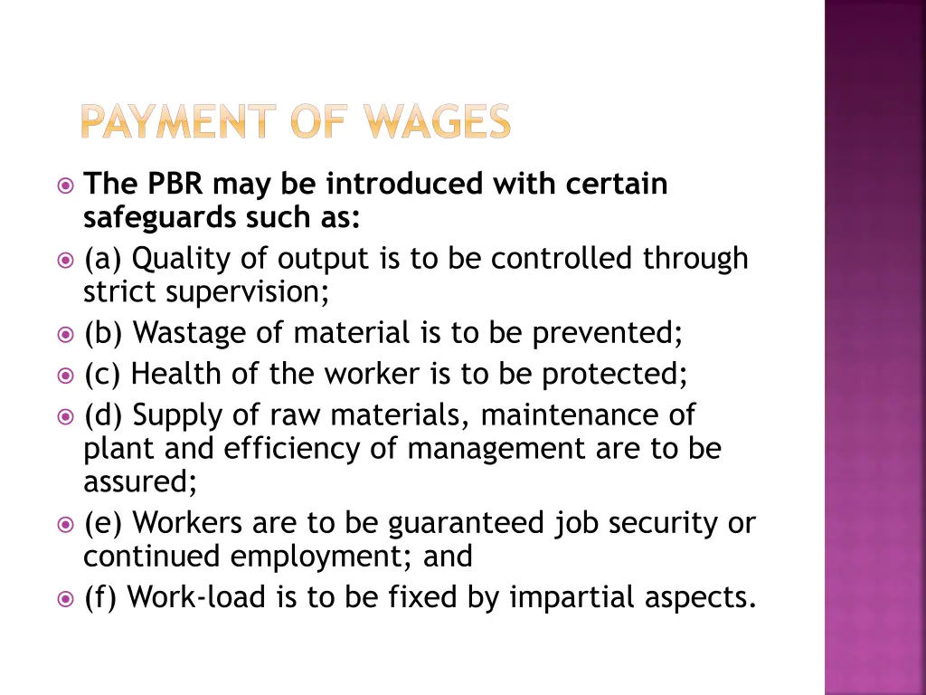 payment of wages 16