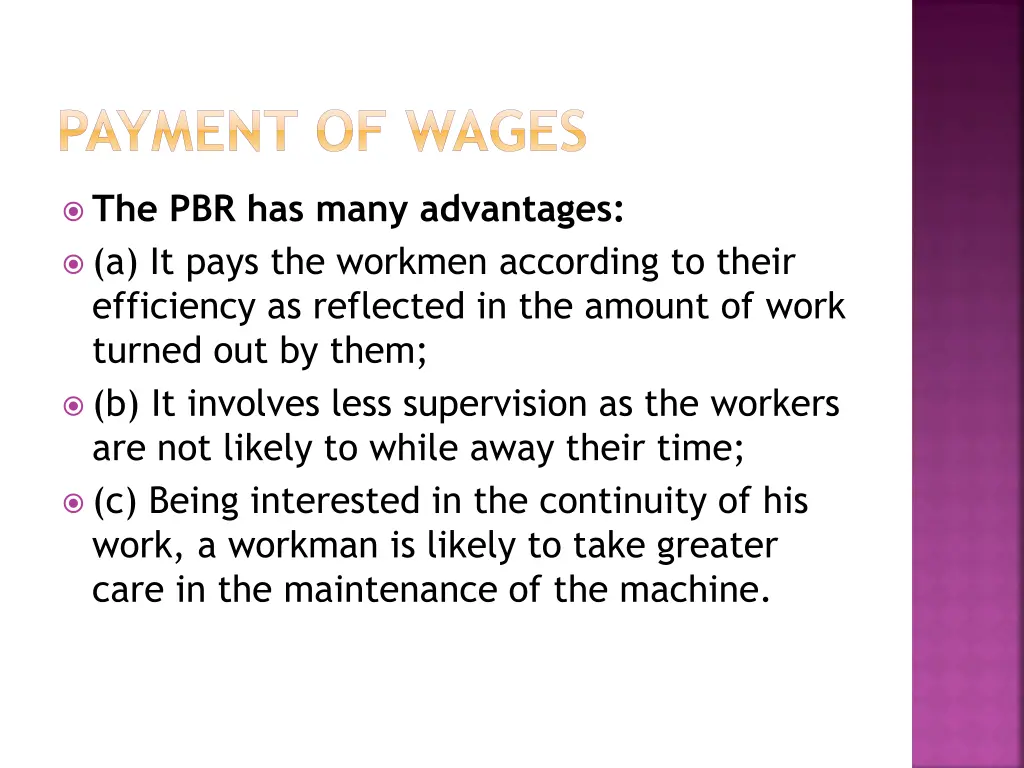 payment of wages 17