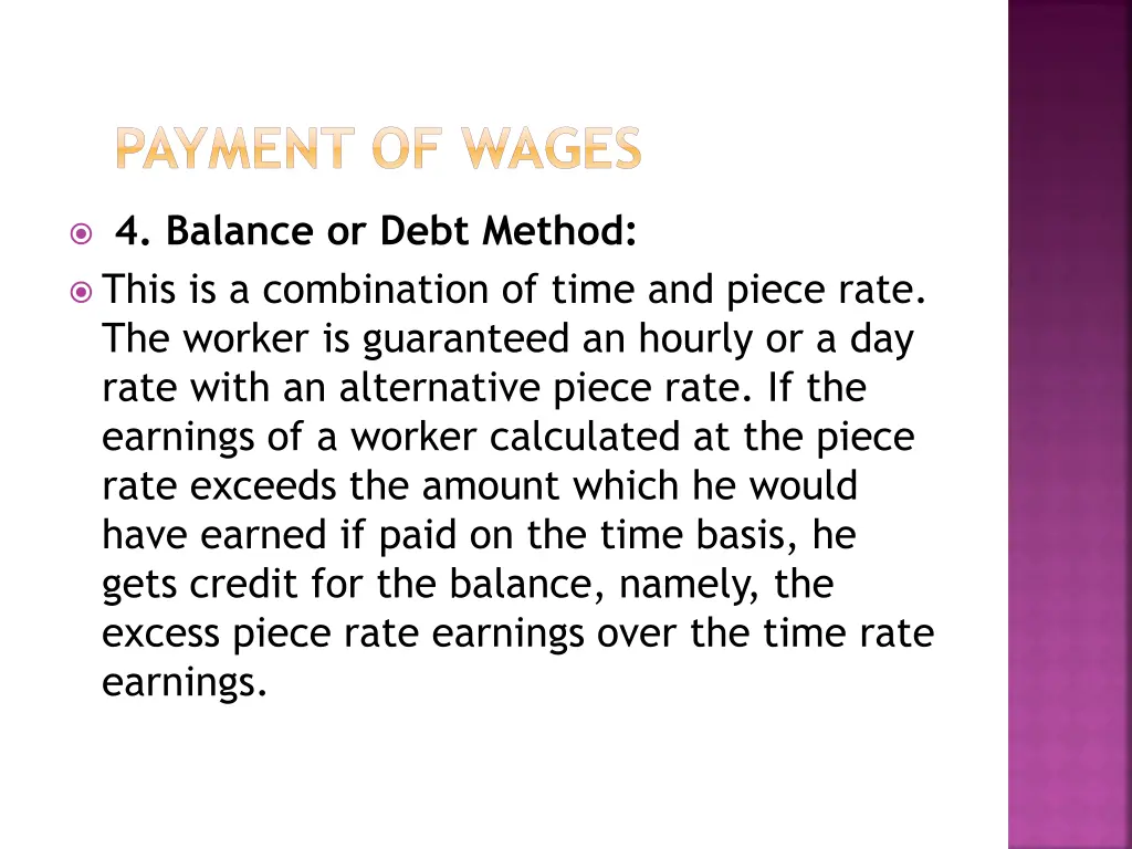 payment of wages 20
